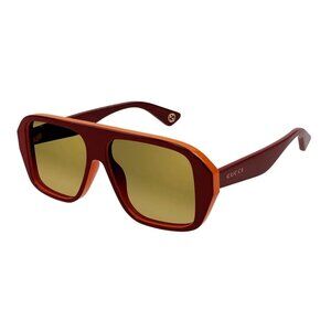 NEW GUCCI SUNGLASSES RED ORANGE YELLOW MEN EYEWEAR GUCCI